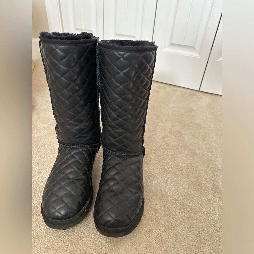 Leather padded uggs